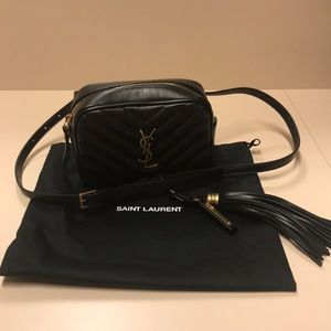 YSL Matelasse Leather Belt Bag Black